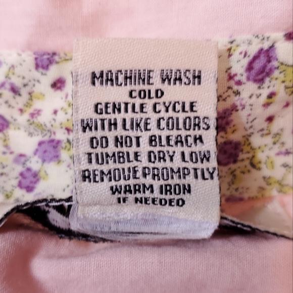 Flutterbye Cotton Floral Print Ruffle Button Up Shirt - Picture 9 of 9